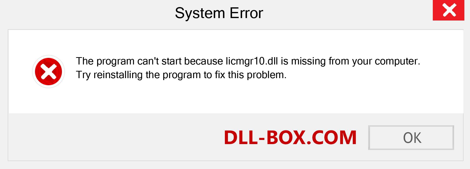  licmgr10.dll file is missing?. Download for Windows 7, 8, 10 - Fix  licmgr10 dll Missing Error on Windows, photos, images